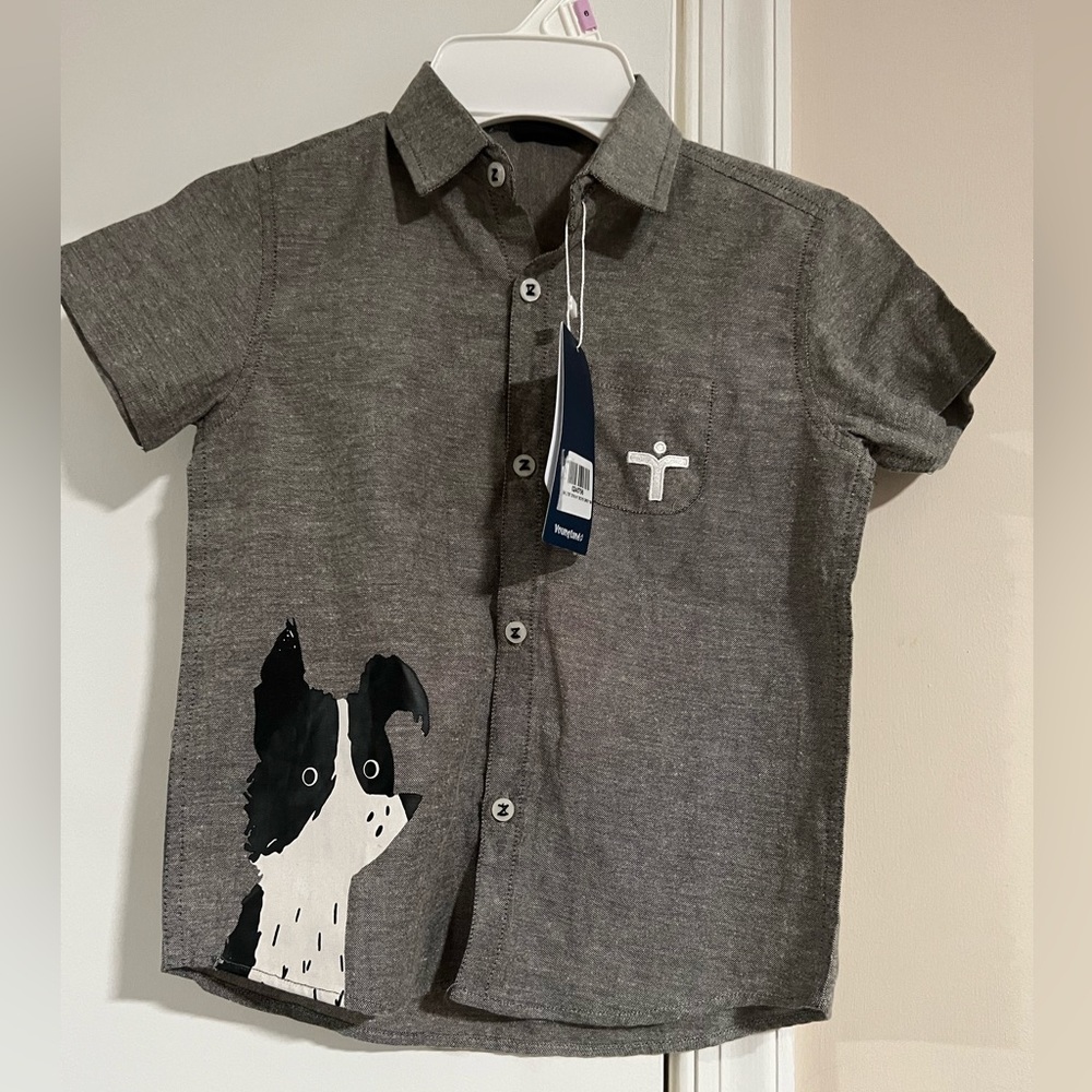 4 year boys button down shirt
